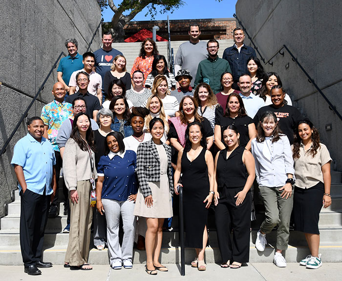 Large group of counselors