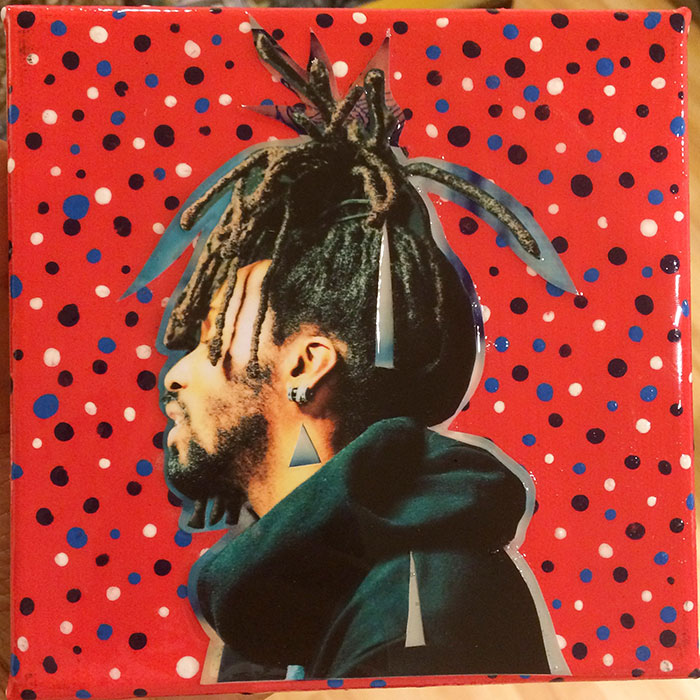 artistic photo of black male side profile