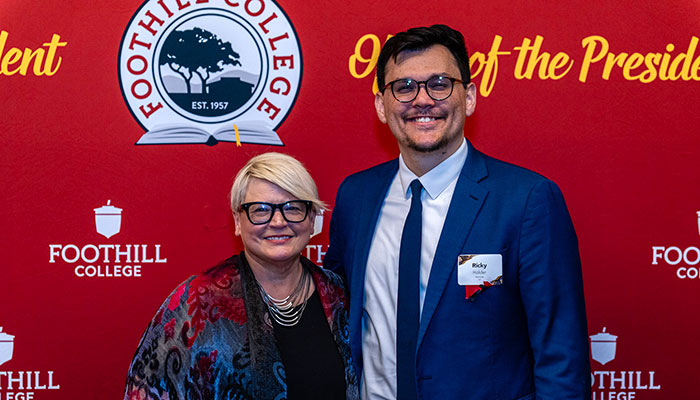 President Whalen and Ricky Holder