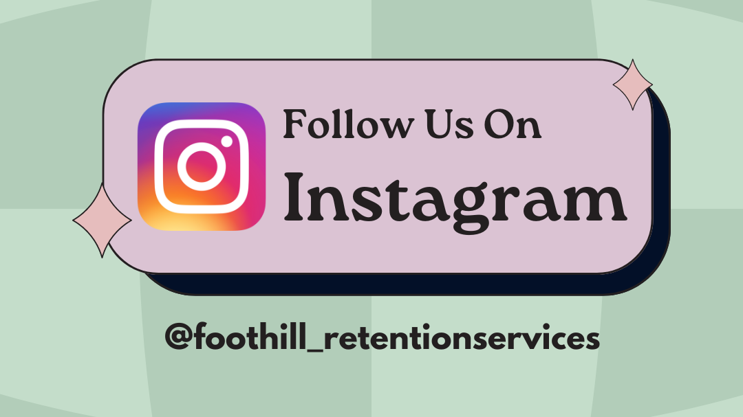 Instagram logo to follow Retention Services